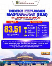 INDEKS KEPUASAN MASYARAKAT PERIODE JULI-DESEMBER 2025